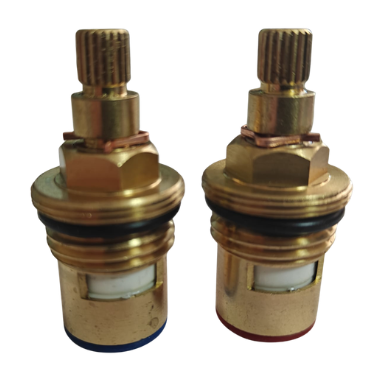 TC45 Tap Cartridge 1/2" Turn, 7.6mm x 20 Spline, 48mm Length, Valve Ceramic Spares Repair Hot and Cold