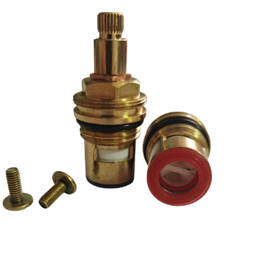 TC15- Tap Cartridge Replacement Tap Valves to Suit for Bristan- 1/2 Turn, 7.6mm x 24 Spline, 53mm Length, Valve Ceramic Spares Repair Hot and Cold