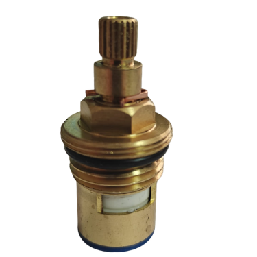 TC45 Tap Cartridge 1/2" Turn, 7.6mm x 20 Spline, 48mm Length, Valve Ceramic Spares Repair Hot and Cold