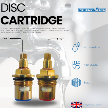 TC71- Tap Cartridge, 1/2" 7.6mm x 20 Spline, 46mm Total Length