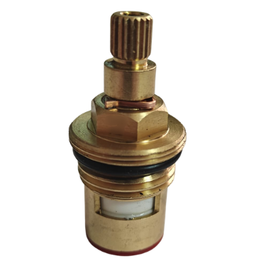 TC45 Tap Cartridge 1/2" Turn, 7.6mm x 20 Spline, 48mm Length, Valve Ceramic Spares Repair Hot and Cold