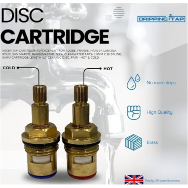 TC70 -  Tap Cartridge 1/2" 7.8mm x 28 Spline, 54mm Cartridge Length