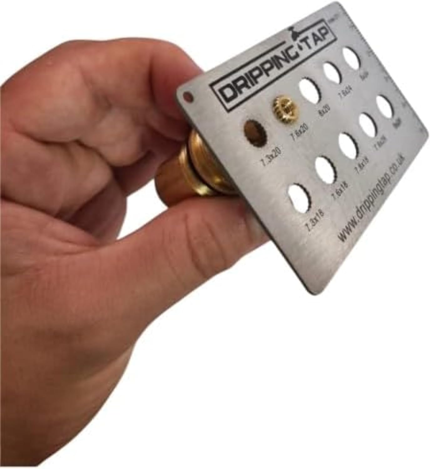 DT1 Dripping Tap Disc Cartridge Teeth Diameter Spline Measuring Plumbing Gauge Tool